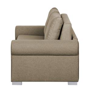 Canapé convertible LATINA Basic Country Tissu - Tissu Doran : Beige - Largeur : 205 cm