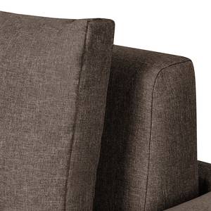 Schlafsofa LATINA Basic Country Webstoff - Stoff Doran: Braun - Breite: 185 cm