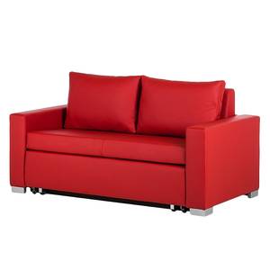 Schlafsofa LATINA Basic Kunstleder - Kunstleder Koda: Rot - Breite: 153 cm