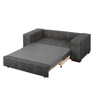 Sofa letto LATINA Basic con bracciolo XL Microfibra Bera: basalto - Larghezza: 196 cm