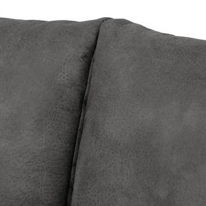Sofa letto LATINA Basic con bracciolo XL Microfibra Bera: basalto - Larghezza: 216 cm
