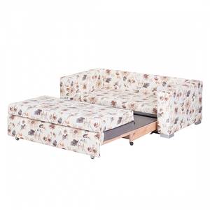 Schlafsofa Latina VIII Webstoff Beige / Braun - Breite: 150 cm