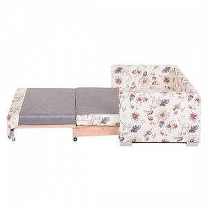 Schlafsofa Latina VIII Webstoff Beige / Braun - Breite: 150 cm