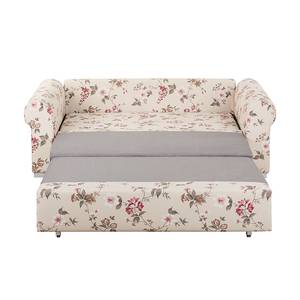 Schlafsofa LATINA Basic Country Webstoff - Webstoff Fedra: Beige / Pink - Breite: 165 cm