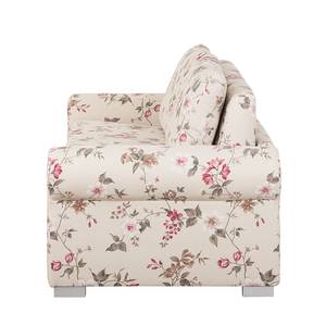 Divano letto LATINA Basic Country Tessuto - Policromo - Tessuto Fedra: beige / pink - Larghezza: 165 cm