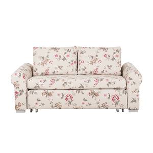 Canapé convertible LATINA Basic Country Tissu - Multicolore - Tissu Fedra:  Beige / Pink - Largeur : 165 cm