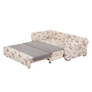 Canapé convertible LATINA Basic Country Tissu - Multicolore - Tissu Fedra:  Beige / Pink - Largeur : 185 cm