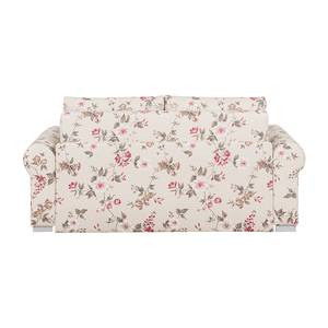 Schlafsofa LATINA Basic Country Webstoff - Webstoff Fedra: Beige / Pink - Breite: 185 cm