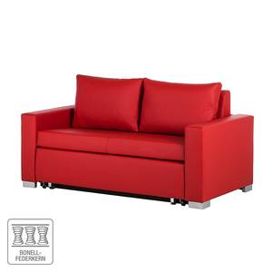 Schlafsofa LATINA Basic Kunstleder - Kunstleder Koda: Rot - Breite: 193 cm