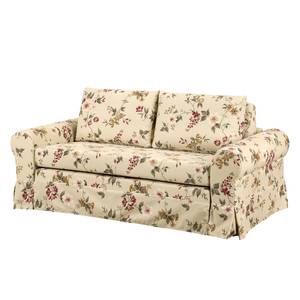 Schlafsofa Latina VI Webstoff Beige / Rot - Breite: 165 cm