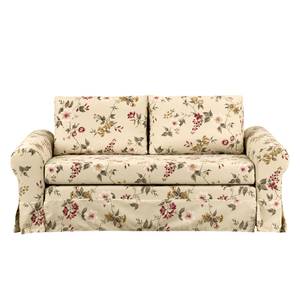 Schlafsofa Latina VI Webstoff Beige / Rot - Breite: 205 cm