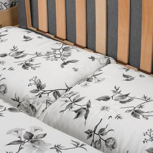 Canapé-lit LATINA Country avec housse Tissu - Tissu Ginevra: Blanc / Gris - Largeur : 165 cm