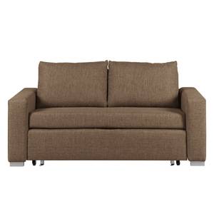 Schlafsofa LATINA Basic Webstoff - Stoff Doran: Braun - Breite: 153 cm