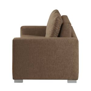 Schlafsofa LATINA Basic Webstoff - Stoff Doran: Braun - Breite: 153 cm