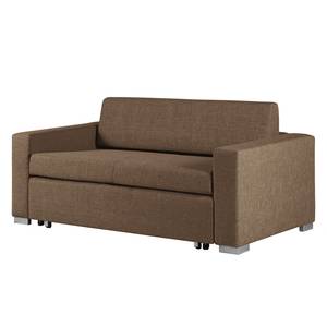 Schlafsofa LATINA Basic Webstoff - Stoff Doran: Braun - Breite: 153 cm