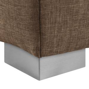 Canapé convertible LATINA Basic Tissu Doran : Marron - Largeur : 153 cm