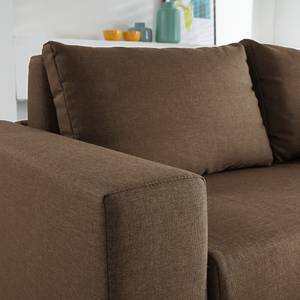 Schlafsofa LATINA Basic Webstoff - Stoff Doran: Braun - Breite: 173 cm