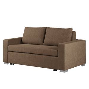 Canapé convertible LATINA Basic Tissu Doran : Marron - Largeur : 173 cm