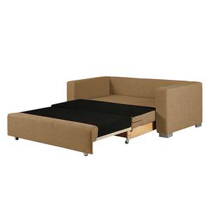 Canapé convertible LATINA Basic Tissu Doran : Marron doré - Largeur : 193 cm