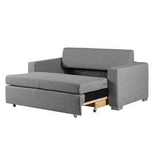 Canapé convertible LATINA Basic 190 cm - Tissu Doran : Gris - Largeur : 193 cm