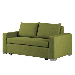 Schlafsofa LATINA Basic Webstoff - Stoff Doran: Grün - Breite: 153 cm