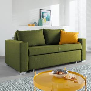 Canapé convertible LATINA Basic Tissu Doran : Vert - Largeur : 173 cm