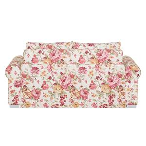 Divano letto LATINA Basic Country Tessuto - Policromo - Tessuto Orgesa: beige/fucsia - Larghezza: 165 cm