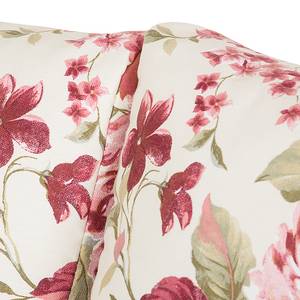 Canapé convertible LATINA Basic Country Tissu - Multicolore - Tissu Orgesa: Beige/Rose vif - Largeur : 185 cm