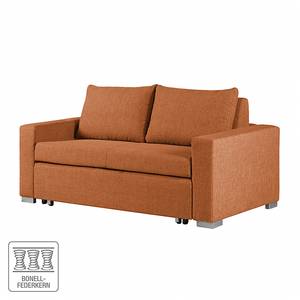 Canapé convertible LATINA Basic Tissu Doran : Orange - Largeur : 173 cm