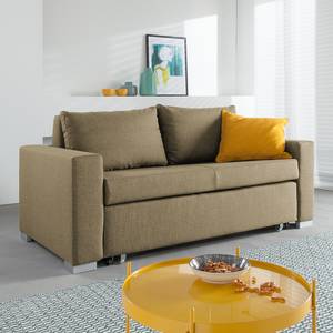 Schlafsofa LATINA Basic Webstoff - Stoff Doran: Beige - Breite: 173 cm