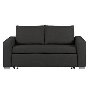 Schlafsofa LATINA Basic Webstoff - Stoff Doran: Schwarz - Breite: 153 cm