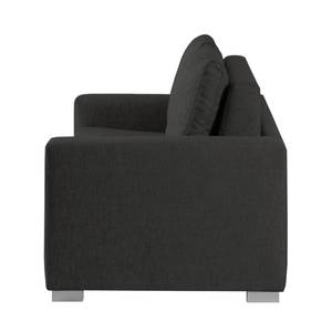 Schlafsofa LATINA Basic Webstoff - Stoff Doran: Schwarz - Breite: 153 cm