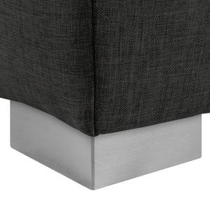 Divano letto LATINA Basic Tessuto - Tessuto Doran: nero - Larghezza: 153 cm