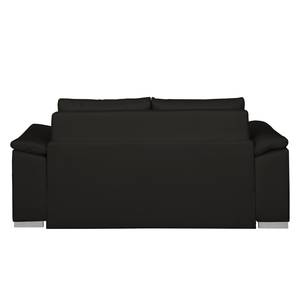 Sofa letto LATINA con bracciolo sloping Tessuto Doran: nero - Larghezza: 170 cm