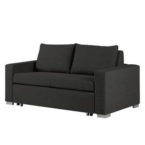 Schlafsofa LATINA Basic Webstoff - Stoff Doran: Schwarz - Breite: 193 cm