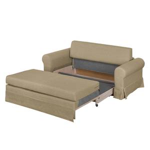 Schlafsofa LATINA Country mit Husse Webstoff - Stoff Doran: Beige - Breite: 185 cm