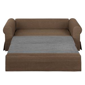 Schlafsofa LATINA Country mit Husse Webstoff - Stoff Doran: Braun - Breite: 185 cm