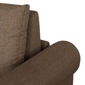 Schlafsofa LATINA Country mit Husse Webstoff - Stoff Doran: Braun - Breite: 165 cm