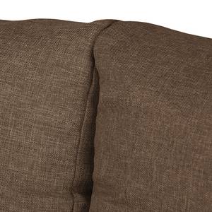 Canapé-lit LATINA Country avec housse Tissu - Tissu Doran : Marron - Largeur : 205 cm