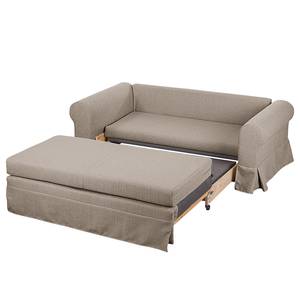 Schlafsofa Latina XIII Webstoff Cappuccino - Breite: 185 cm