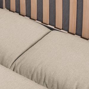 Schlafsofa Latina XIII Webstoff Creme - Breite: 205 cm