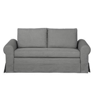 Canapé-lit LATINA Country avec housse Tissu - Tissu Doran : Gris - Largeur : 205 cm