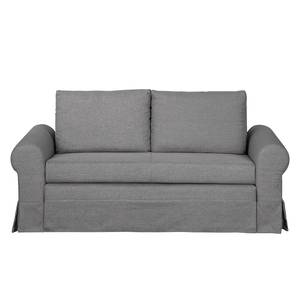 Canapé-lit LATINA Country avec housse Tissu - Tissu Doran : Gris - Largeur : 165 cm