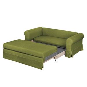 Schlafsofa LATINA Country mit Husse Webstoff - Stoff Doran: Grün - Breite: 185 cm