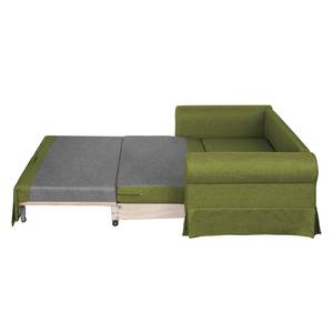 Schlafsofa LATINA Country mit Husse Webstoff - Stoff Doran: Grün - Breite: 205 cm