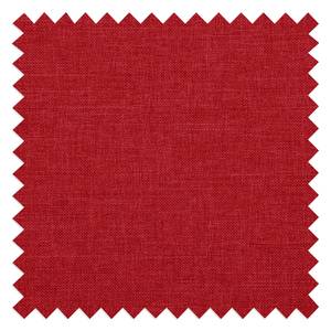 Canapé-lit LATINA Country avec housse Tissu - Tissu Doran : Rouge - Largeur : 165 cm