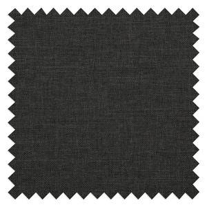 Canapé-lit LATINA Country avec housse Tissu - Tissu Doran : Noir - Largeur : 205 cm