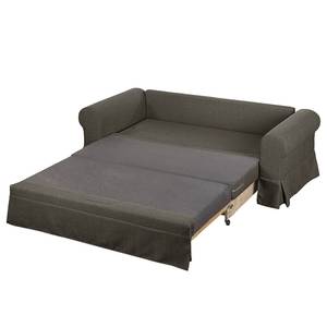 Slaapbank Latina XIII geweven stof Taupe - Breedte: 165 cm