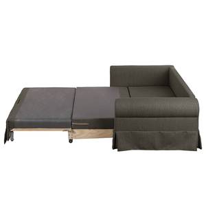 Canapé convertible Latina XIII Tissu Taupe - Largeur : 165 cm