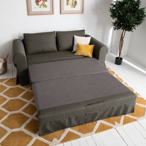 Canapé convertible Latina XIII Tissu Taupe - Largeur : 165 cm